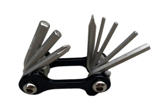 Trident Mini Screw Driver/Allen Diver Tool - 6 Allen Wrenches, Phillips & Slotte