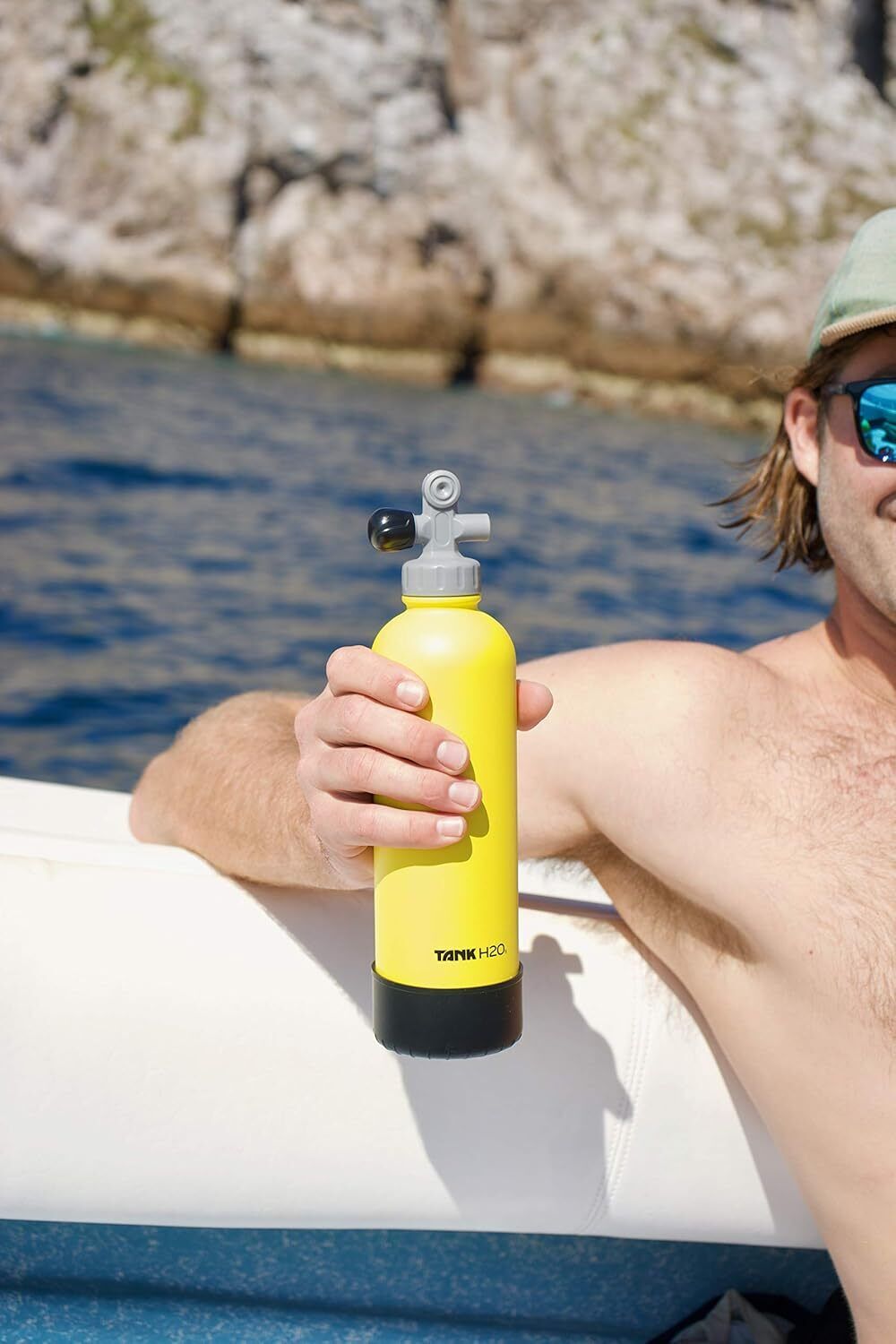 TankH2O Vacuum Insulated Water Bottle for Scuba Divers