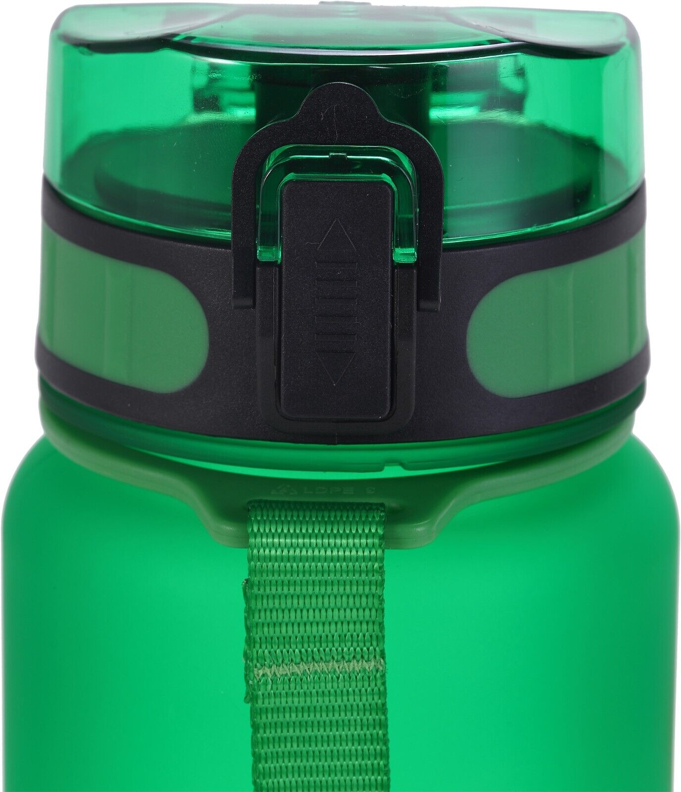 Cressi H2O Frosted 1L Bottle Tritan, BPA-Free & Click Open Cap