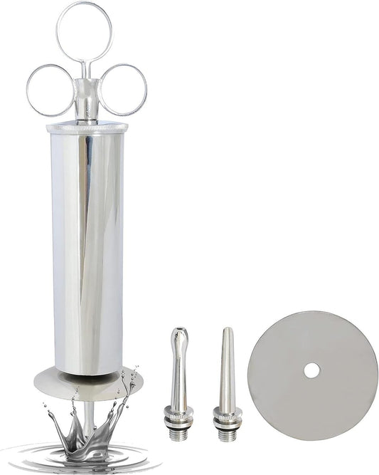 Surgical Online Ear Wax Removal Syringe 20 OZ - Brass with Chrome Finish
