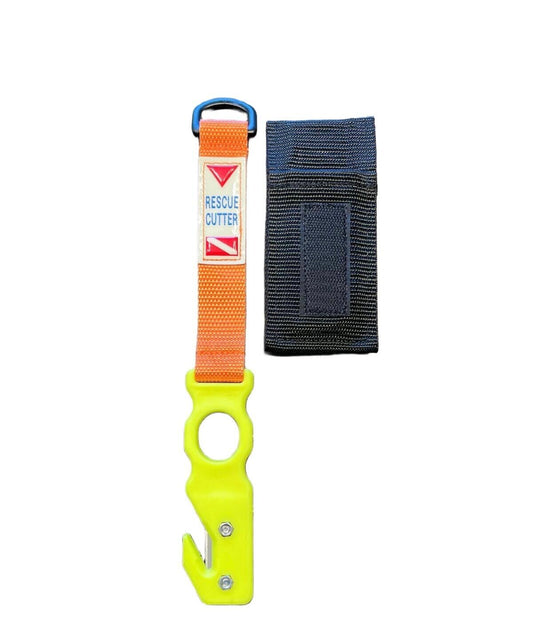 Trident Rescue Cutter - Safety Line Cutter with Sheath