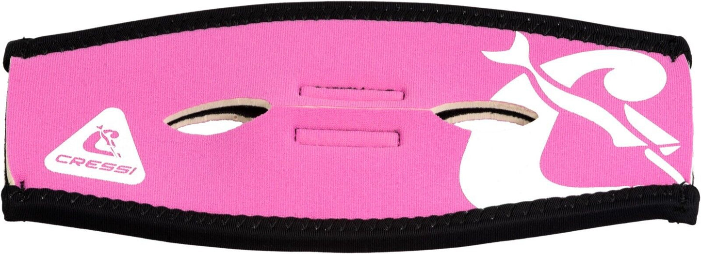 Cressi Pony Tail Neo Mask Strap Cover Hair-Friendly Neoprene & Secure Tab