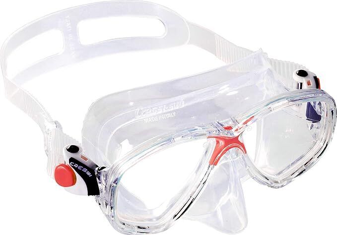 Cressi Marea Scuba Diving & Snorkeling Mask - Anti-Fog, Wide Field of View