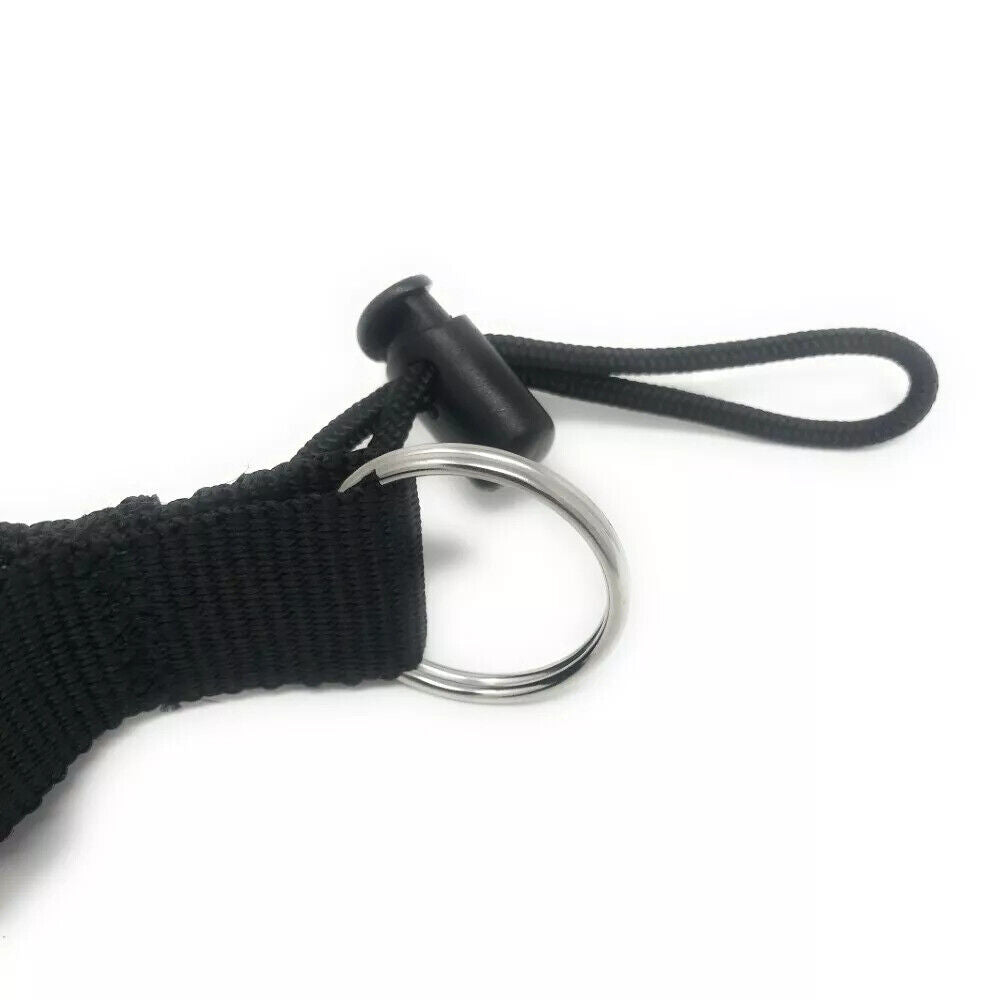 Quick Release Coil Lanyard with Buckle