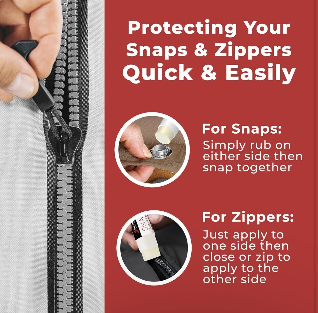 Shurhold Snap Stick Snap And Zipper Lubricant