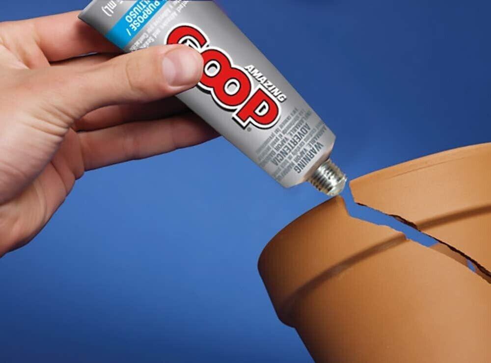 Amazing GOOP Glue - 1.0 fl oz, Waterproof Adhesive & Sealant for Repairs & Craft