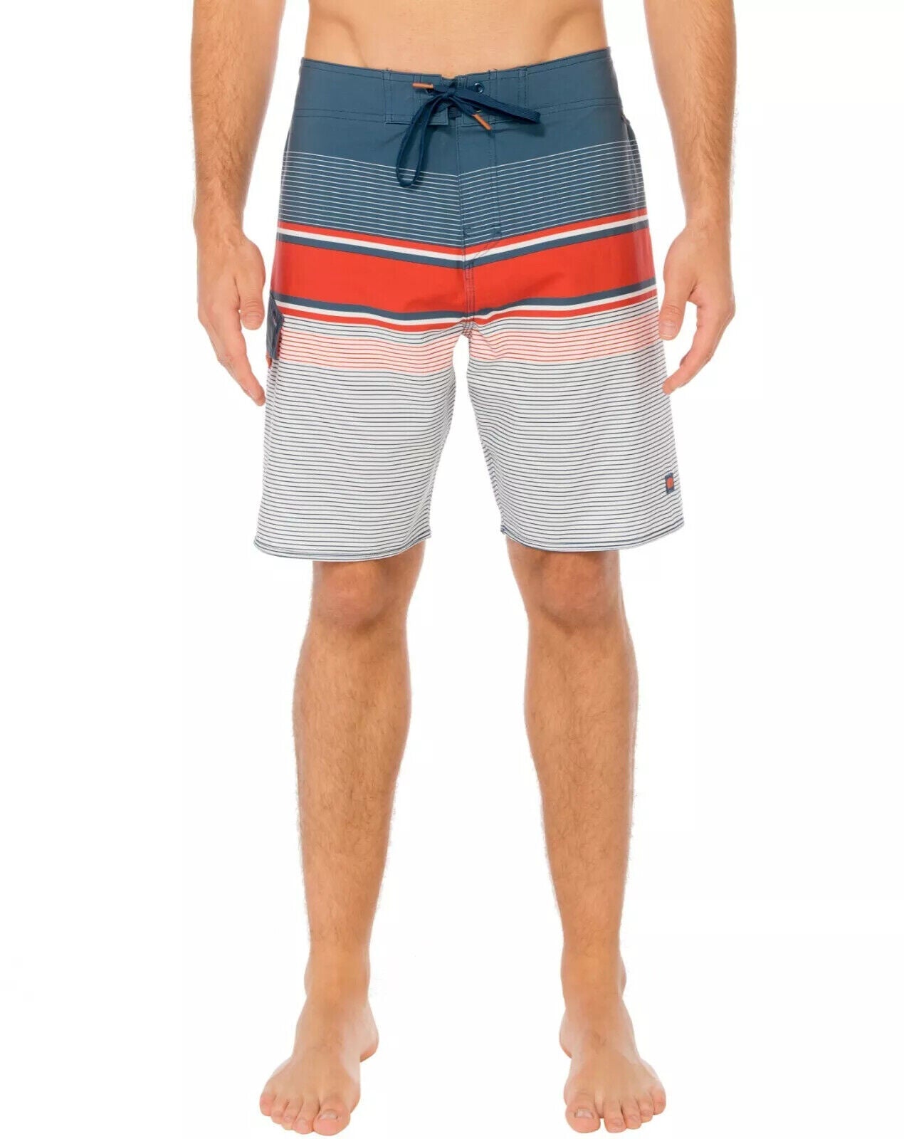 Cova Men's Tidal Board Shorts with Stretch Design and Mesh-Lined Pocket