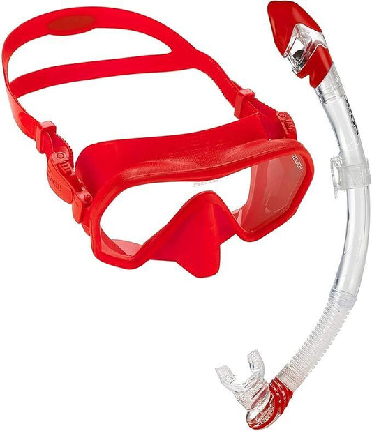 SEAC Snorkeling Set with Single-Lens Mask and Dry Top Snorkel