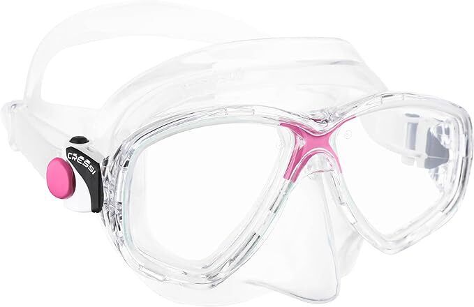 Cressi Marea Scuba Diving & Snorkeling Mask - Anti-Fog, Wide Field of View