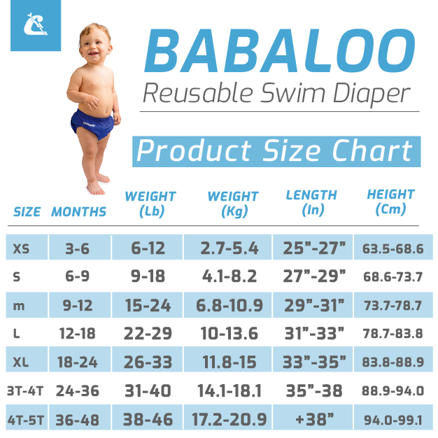 Cressi Babaloo Reusable Swim Diaper: Comfortable, Secure, and UV Protected