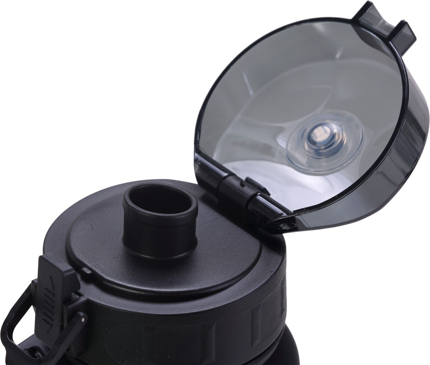 Cressi H2O Frosted 1L Bottle Tritan, BPA-Free & Click Open Cap
