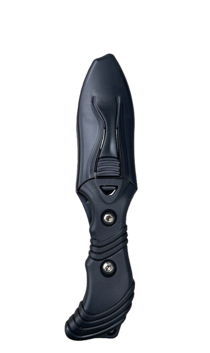 Trident 3-Inch Stainless Steel BCD Dive Knife with Blunt Tip & Hose Mount Sheath