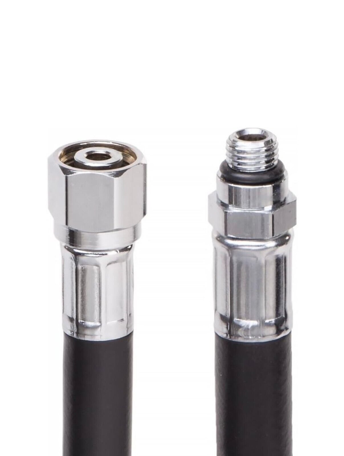 Trident 7ft Dive Hose: Resilient, Versatile, Stainless Steel Fittings