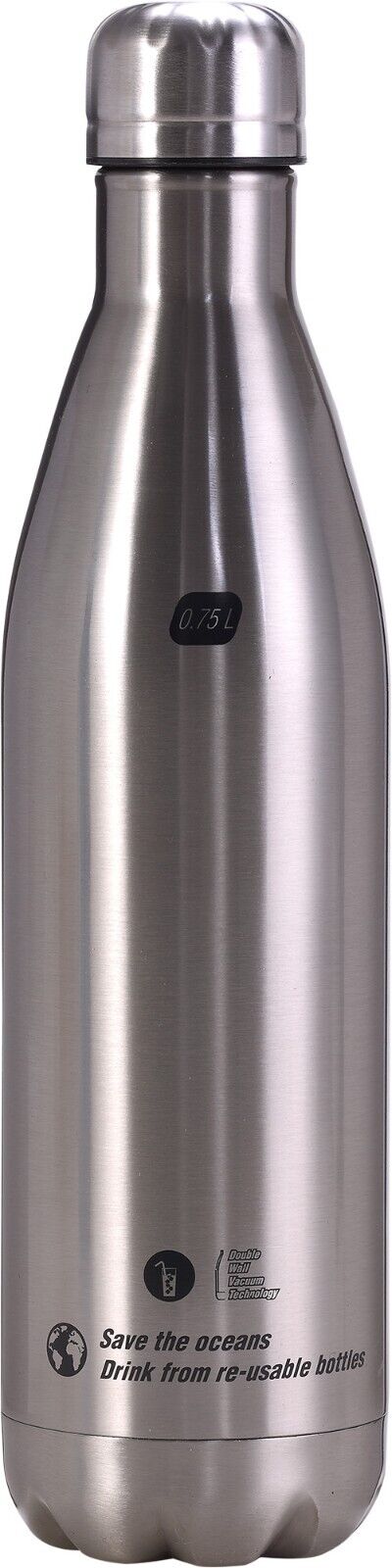 Cressi H2O 500ml Stainless Steel Double Wall Water Bottle