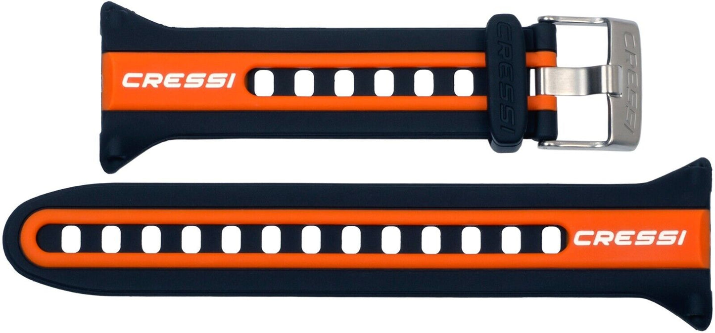Cressi Dive Computer Watch Strap: Durable Rubber, Easy Replacement