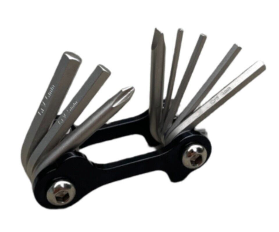 Trident Mini Screw Driver/Allen Diver Tool - 6 Allen Wrenches, Phillips & Slotte
