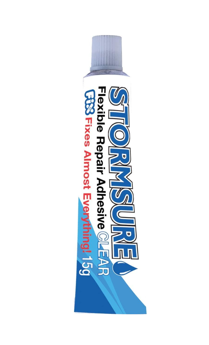 Stormsure Clear Flexible Repair Adhesive Glue for Shoes, Wetsuit, & More