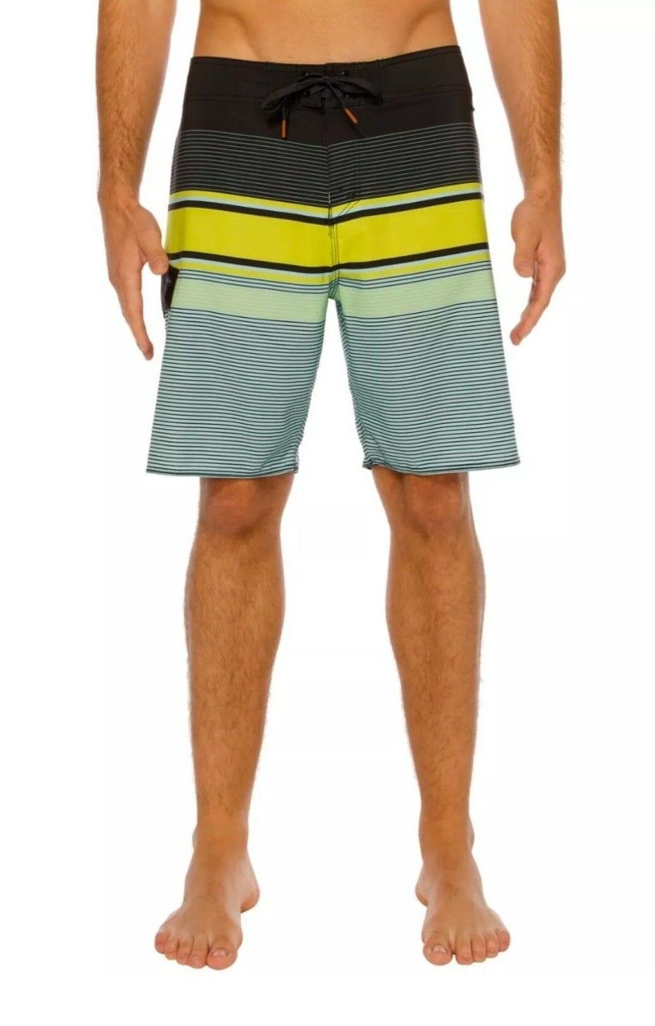 Cova Men's Tidal Board Shorts with Stretch Design and Mesh-Lined Pocket