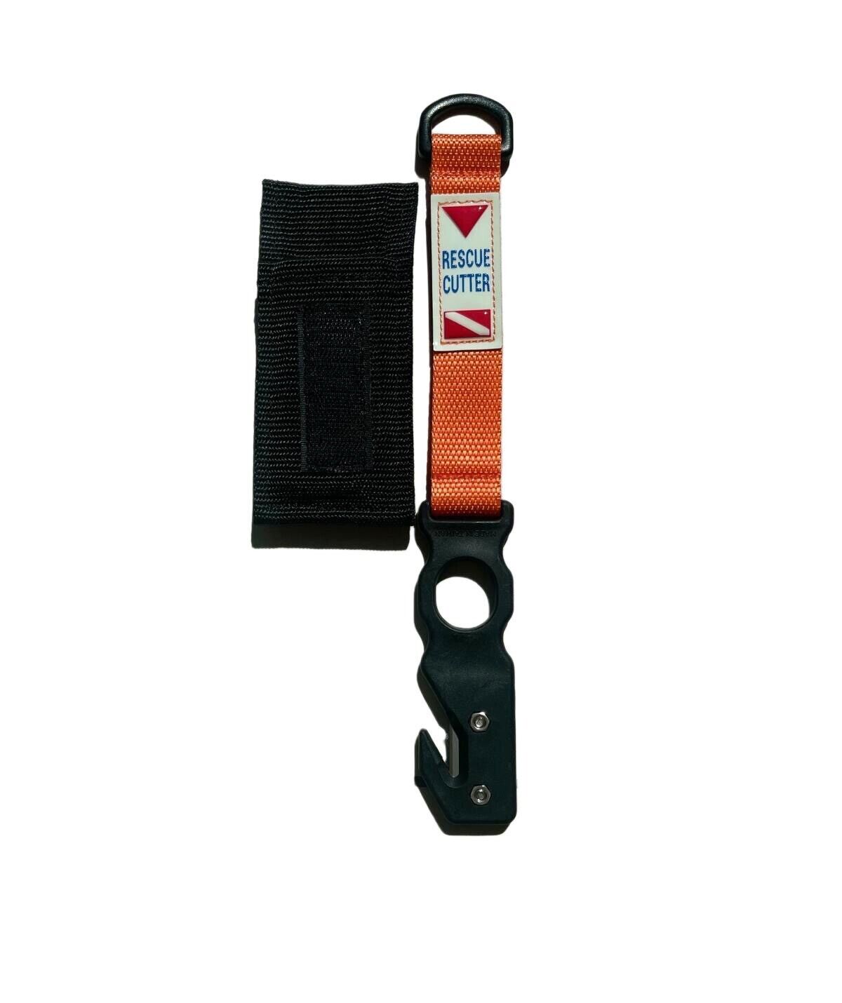 Trident Rescue Cutter - Safety Line Cutter with Sheath