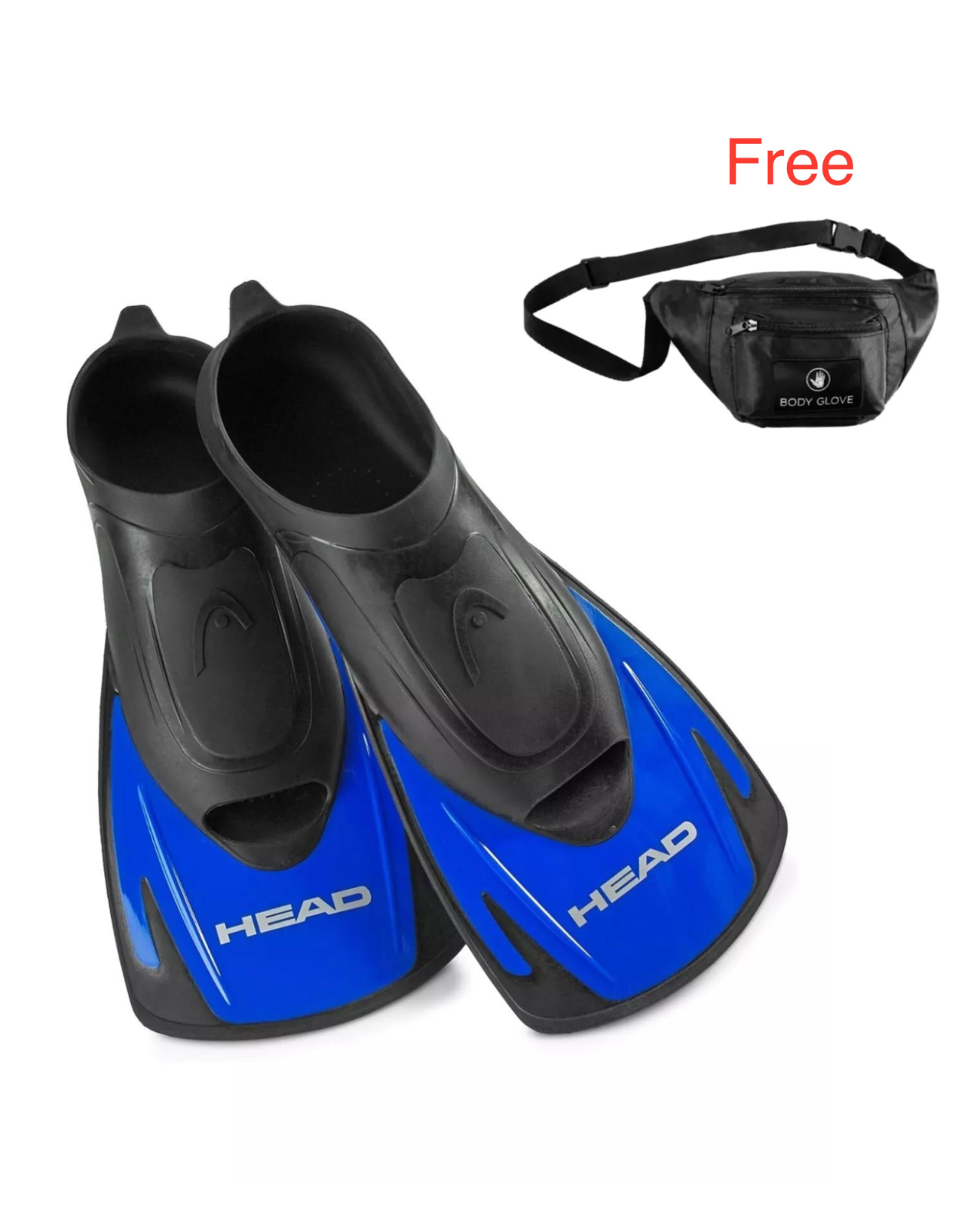 HEAD Energy Swim Fins with FREE Body Glove Fanny Pack