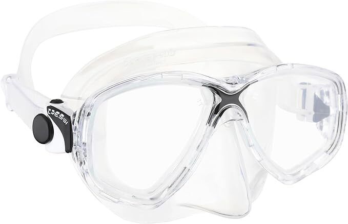 Cressi Marea Scuba Diving & Snorkeling Mask - Anti-Fog, Wide Field of View