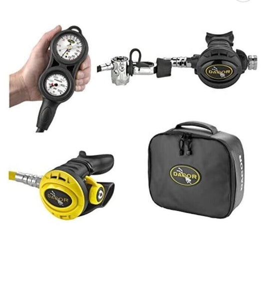 Dacor Pacer Plus X6 Air Delivery System l Essential Scuba Regulator Setup