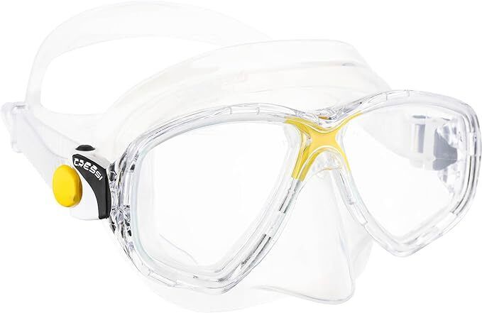 Cressi Marea Scuba Diving & Snorkeling Mask - Anti-Fog, Wide Field of View