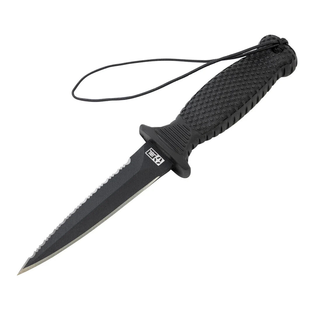 JBL Shiv-X Dive Knife - 4.5" Double-Edge Blade with Low Profile Sheath