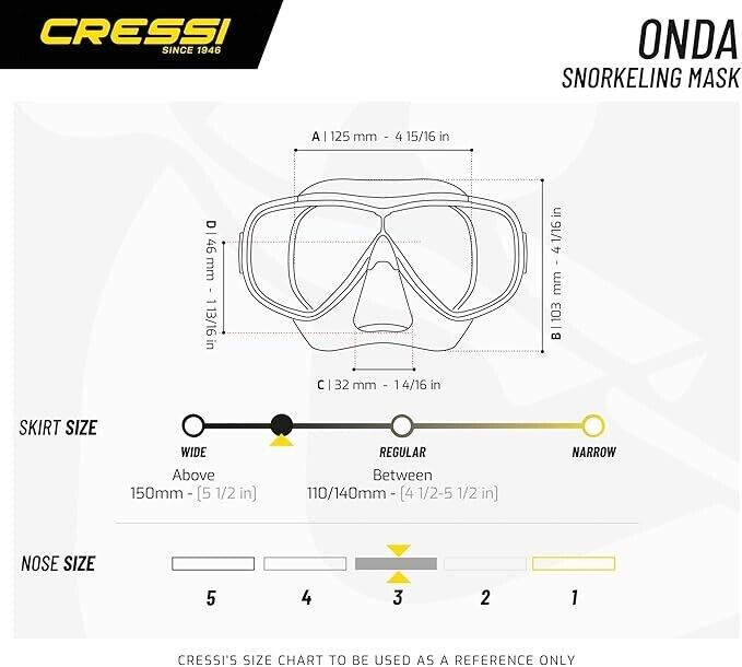 Cressi Onda Single Lens Mask